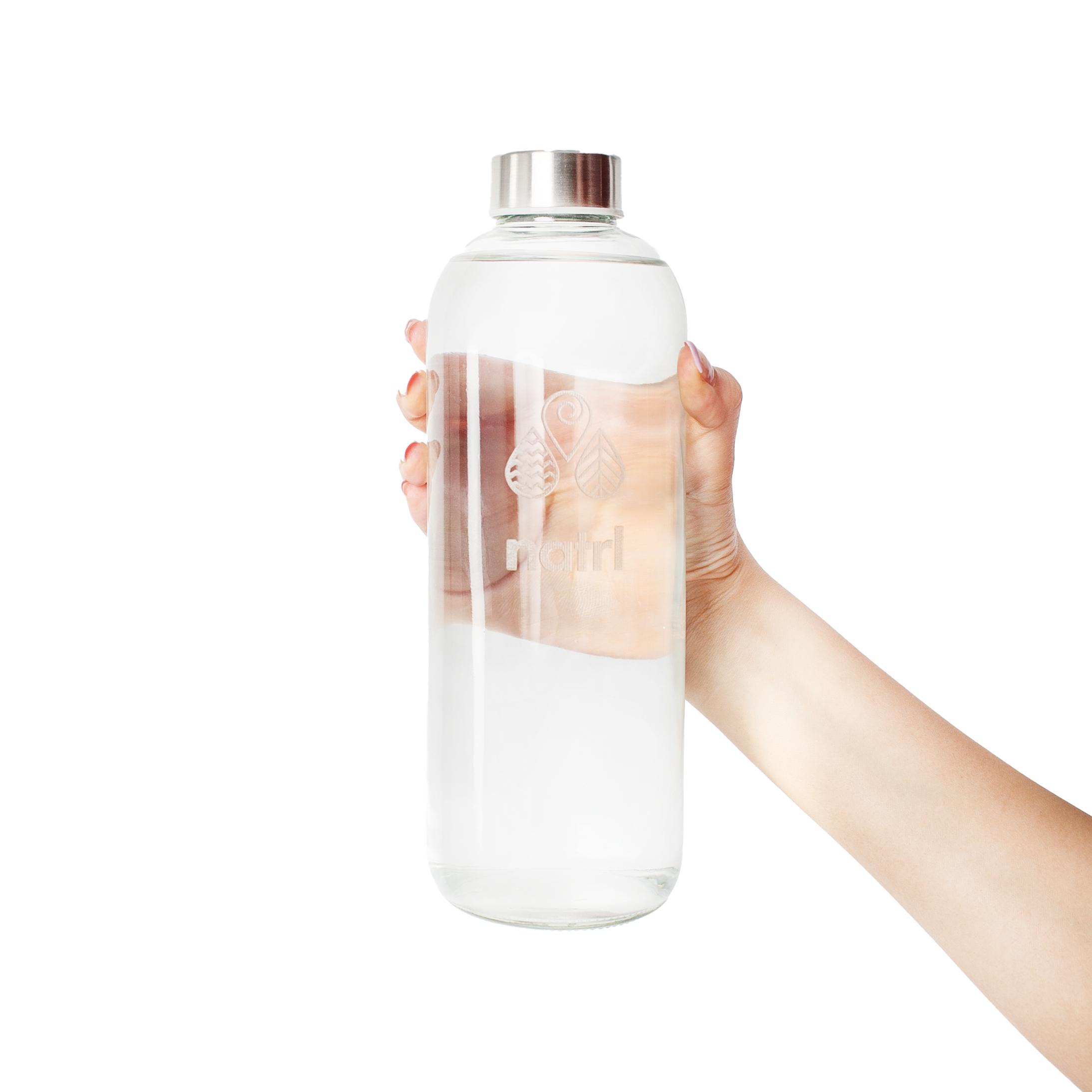 natrl™ glass table service bottle 1L